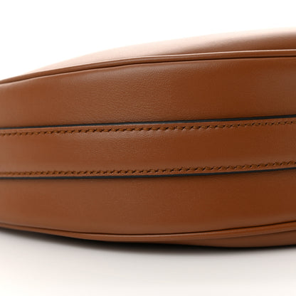 Prada Soft Calfskin Arque Shoulder Bag Cognac 9 of 10