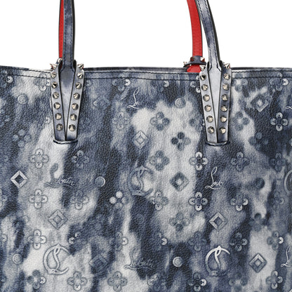 Christian Louboutin Metallic Calfskin Tie Dye Spikes East West Cabata Tote Multicolor 9 of 13