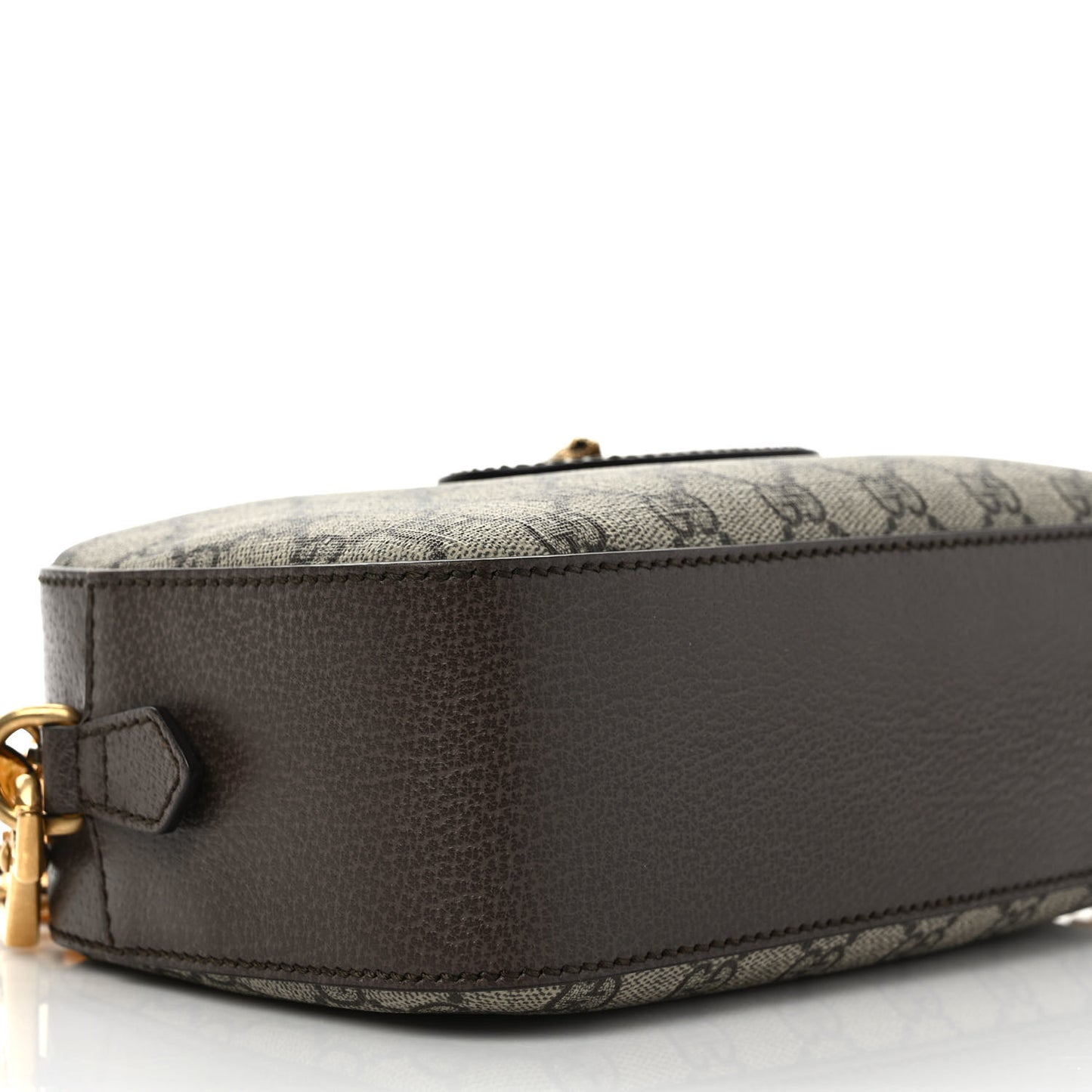 GG Supreme Monogram Web Neo Vintage Shoulder Bag Beige New Acero Crop