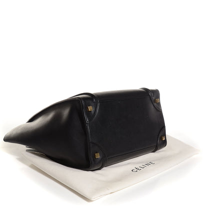 Celine Smooth Calfskin Mini Luggage Black 4 of 9