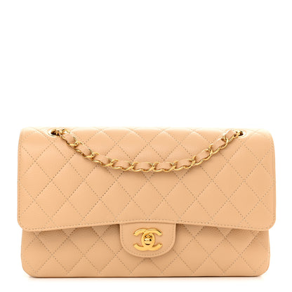 Chanel Caviar Quilted Medium Double Flap Beige Clair 1 of 11
