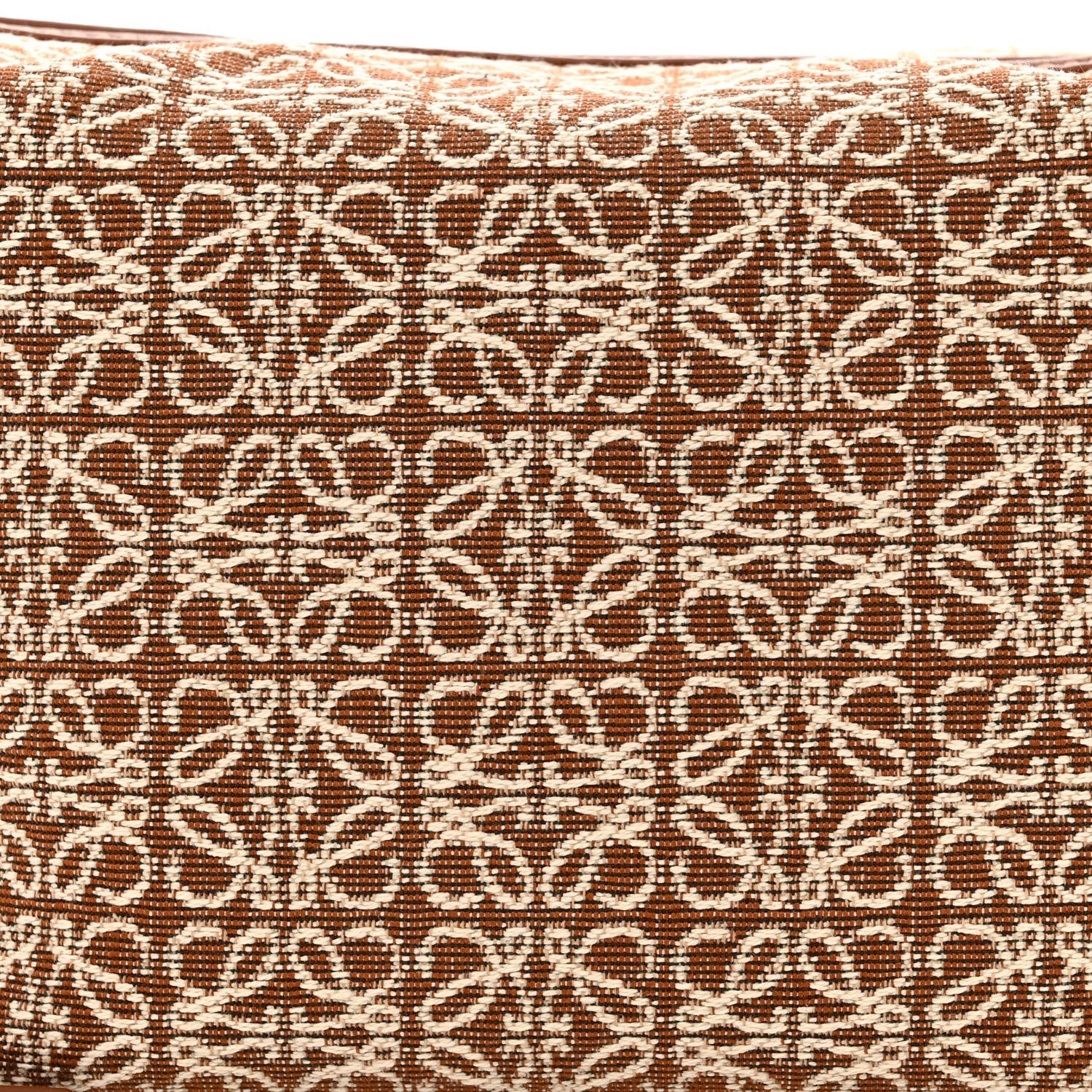 Loewe Jacquard Anagram Calfskin Small Cubi Bag Tan Pecan 8 of 10
