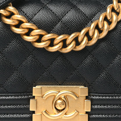 Chanel Caviar Quilted Small Boy Flap Black 7 of 9