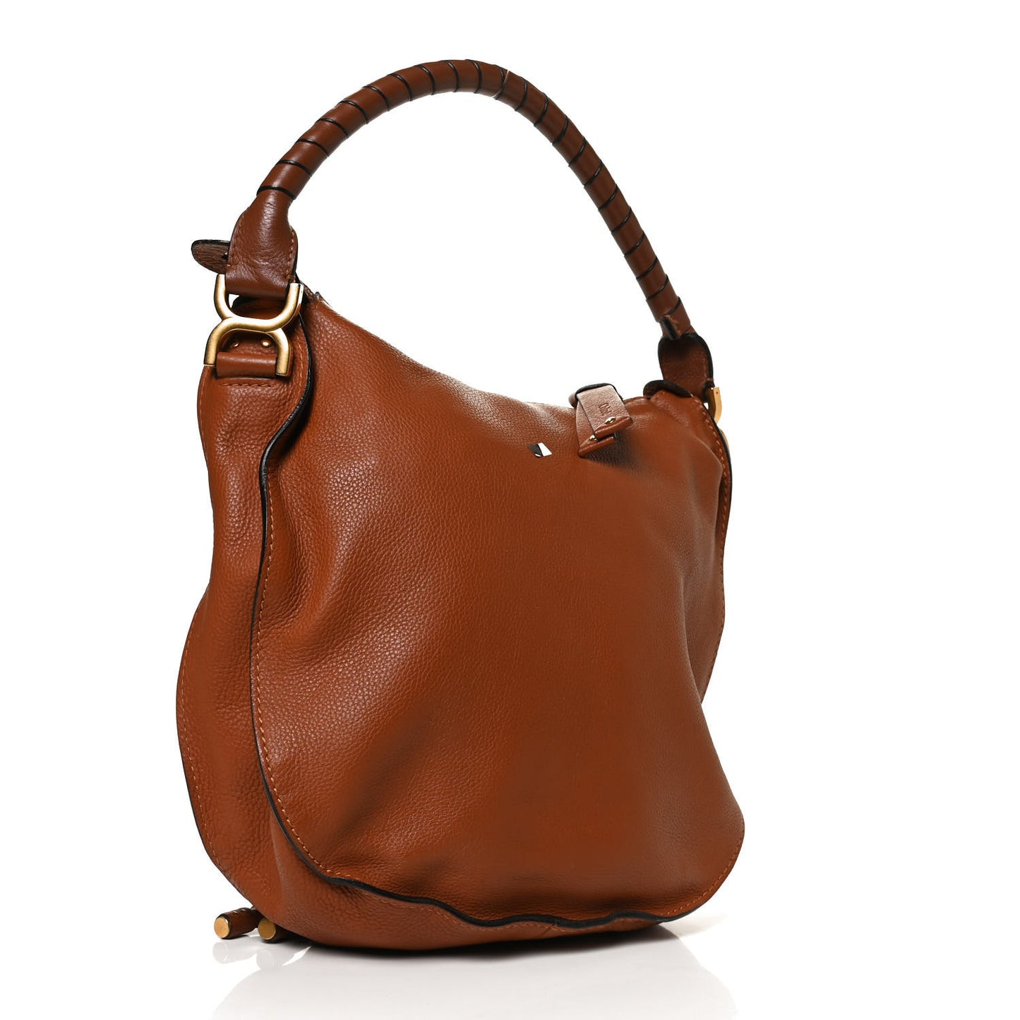 Calfskin Medium Marcie Hobo Tan