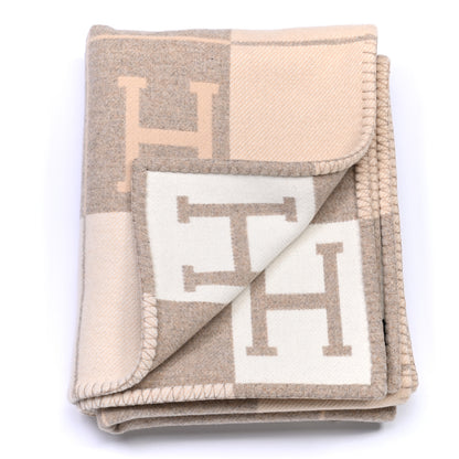 Hermes Wool Cashmere Avalon III Blanket Coco Camomille 2 of 3