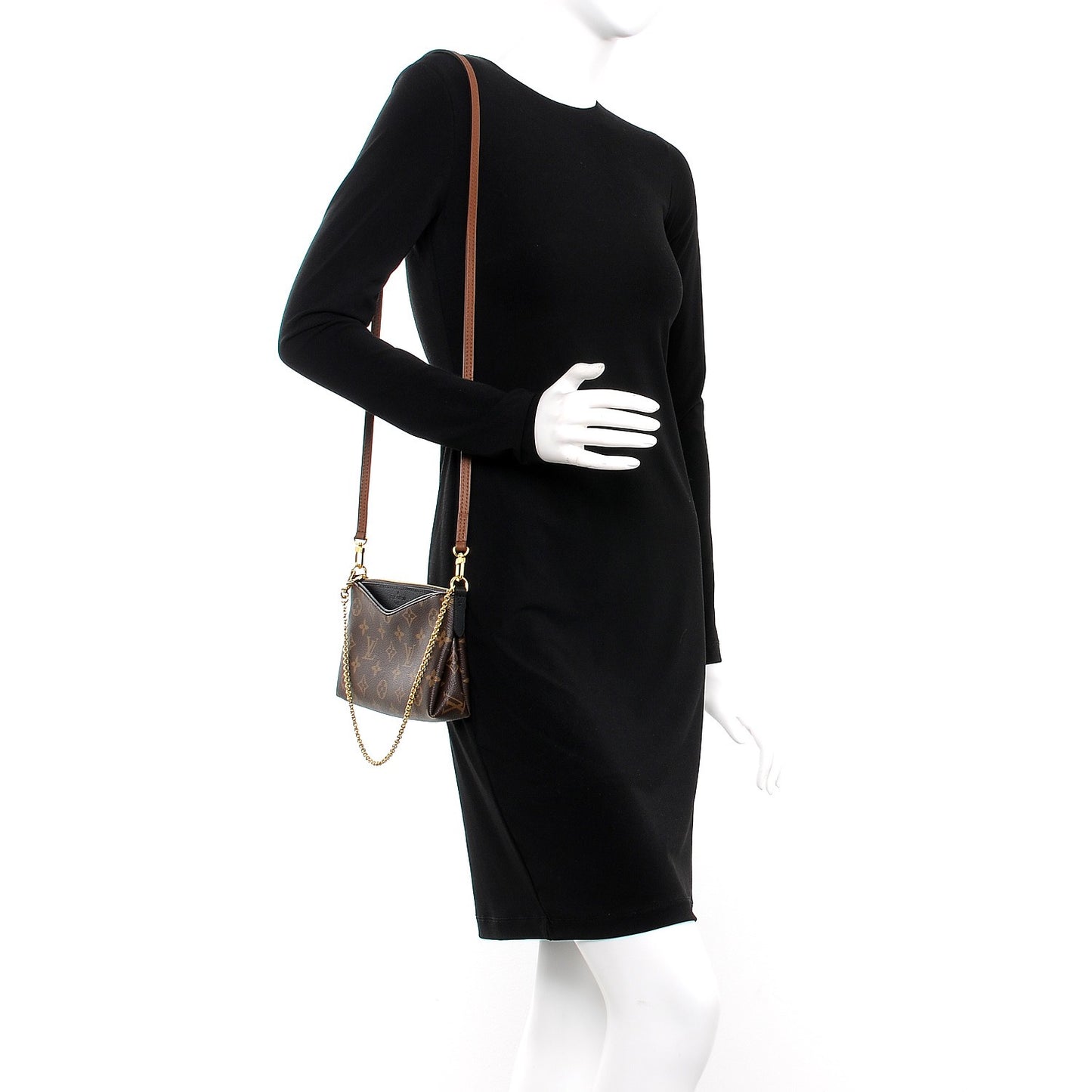 Monogram Pallas Clutch Black