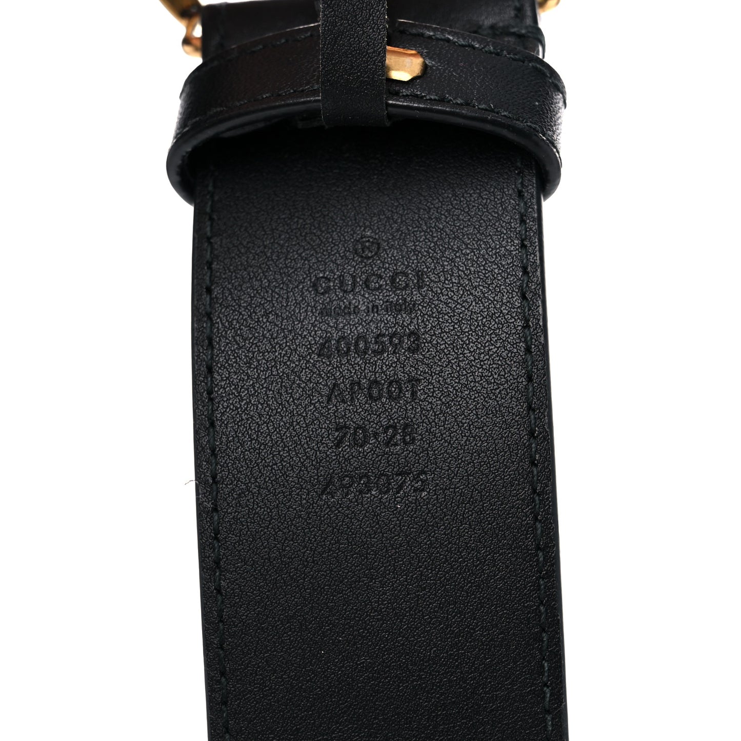 Calfskin Double G 40mm Belt 70 28 Black