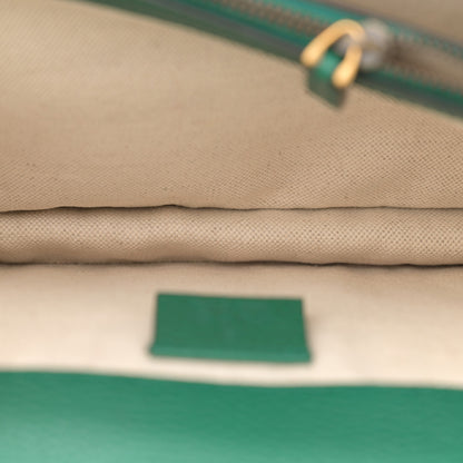 Gucci Pebbled Calfskin Small Dionysus Shoulder Bag Emerald 5 of 14