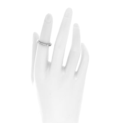 Cartier 18K White Gold Diamond Maillon Panthere Wedding Band Ring 49 5 2 of 4