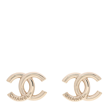 Chanel Metal CC Earrings Gold 1 of 5