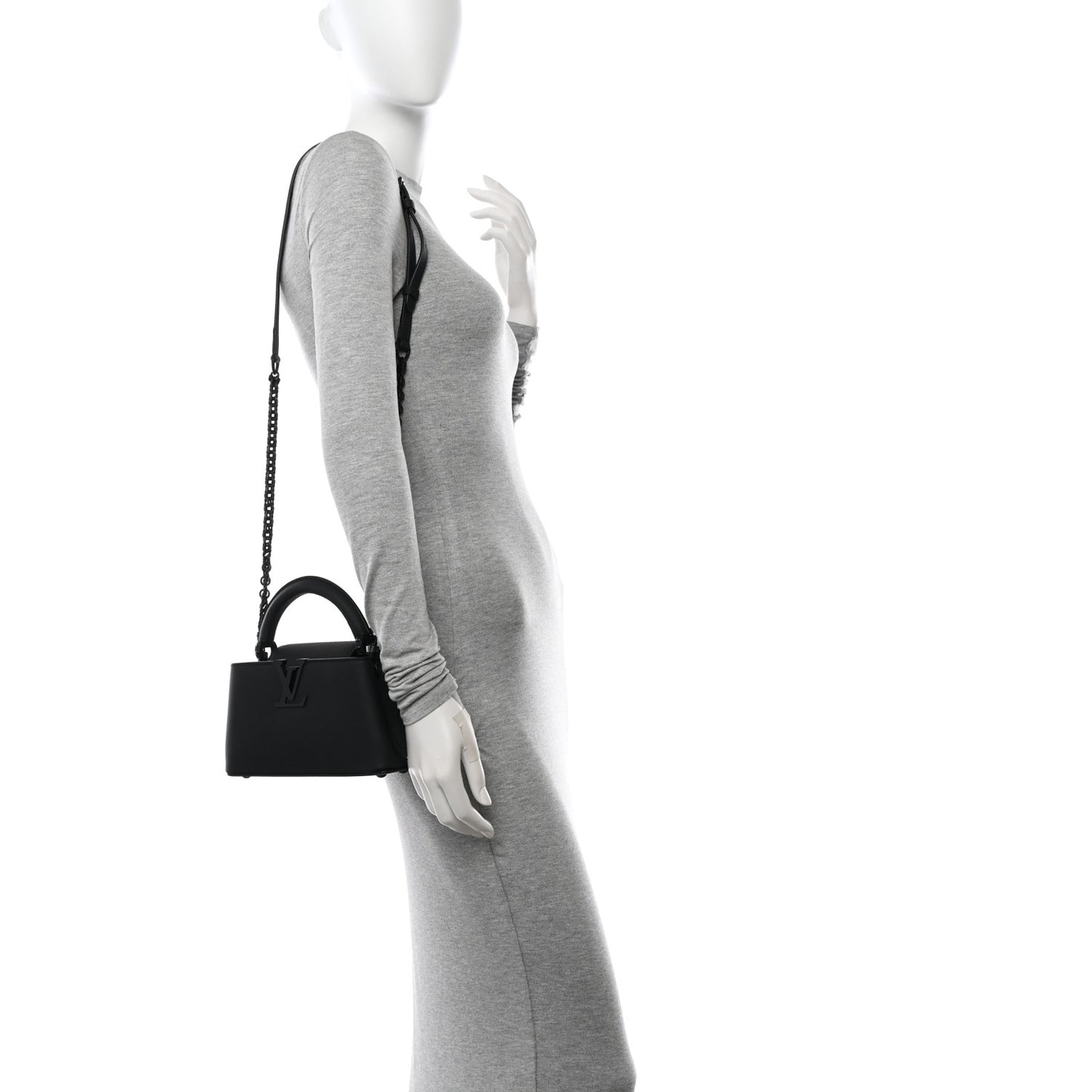 Taurillon Capucines Mini Matte Black