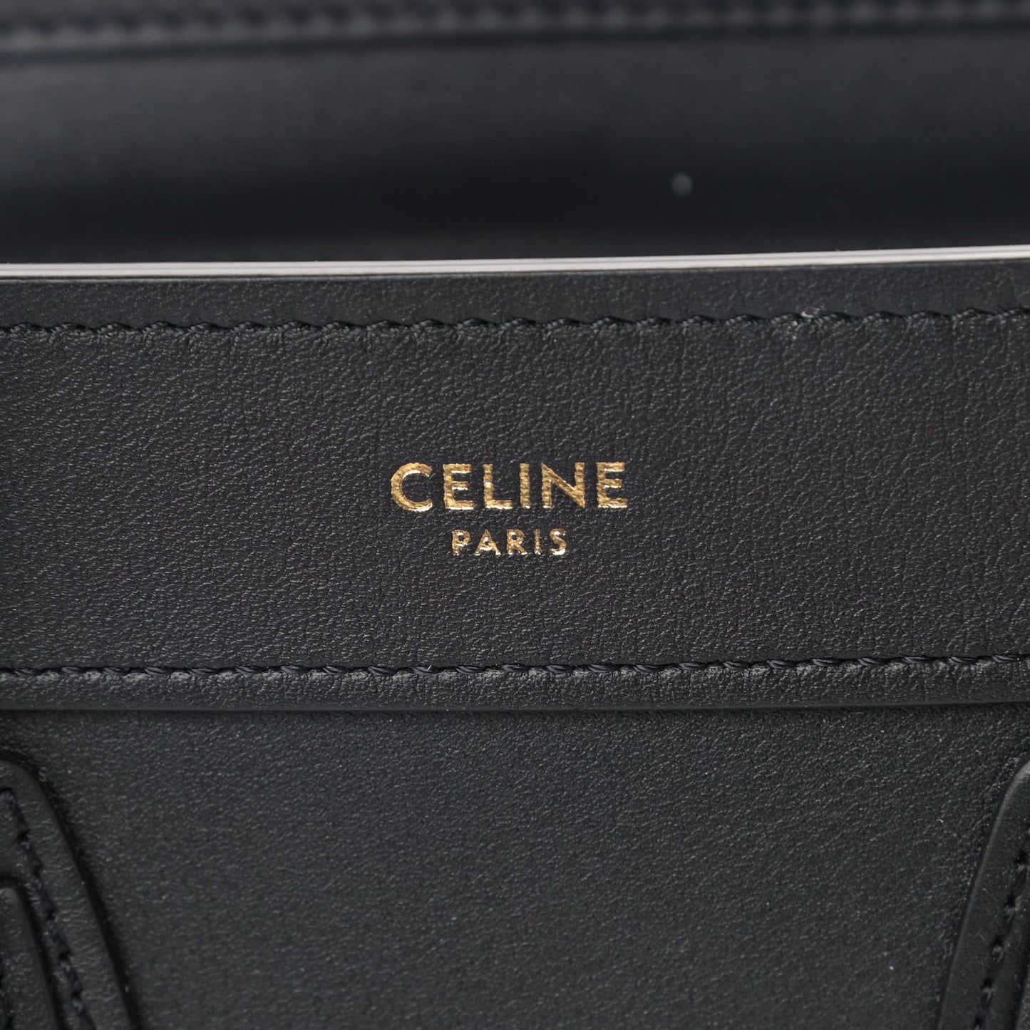 Smooth Calfskin Nano Luggage Black