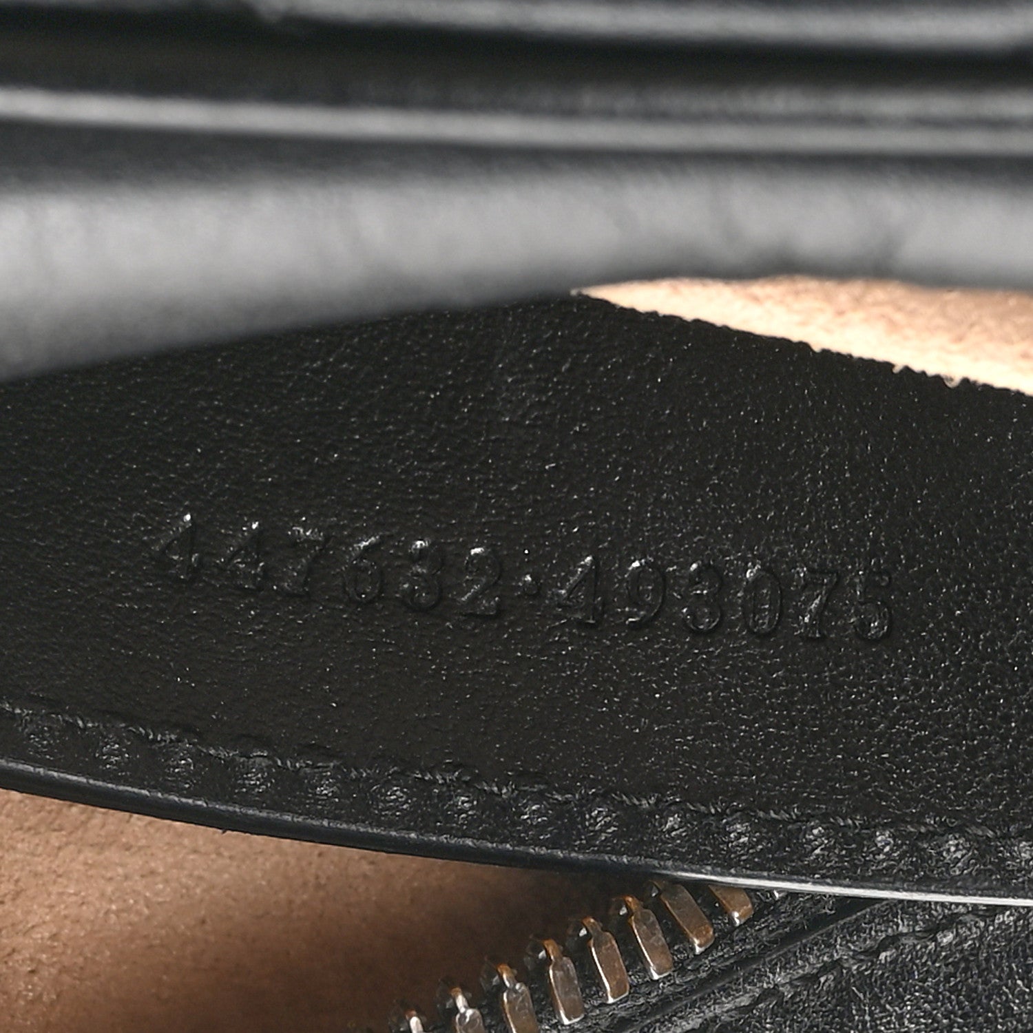 Gucci Calfskin Matelasse Mini GG Marmont Chain Shoulder Bag Black 7 of 11