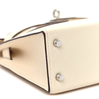 Hermes Epsom Mini Kelly Sellier 20 Nata Jaune Ambre Brique 9 of 10