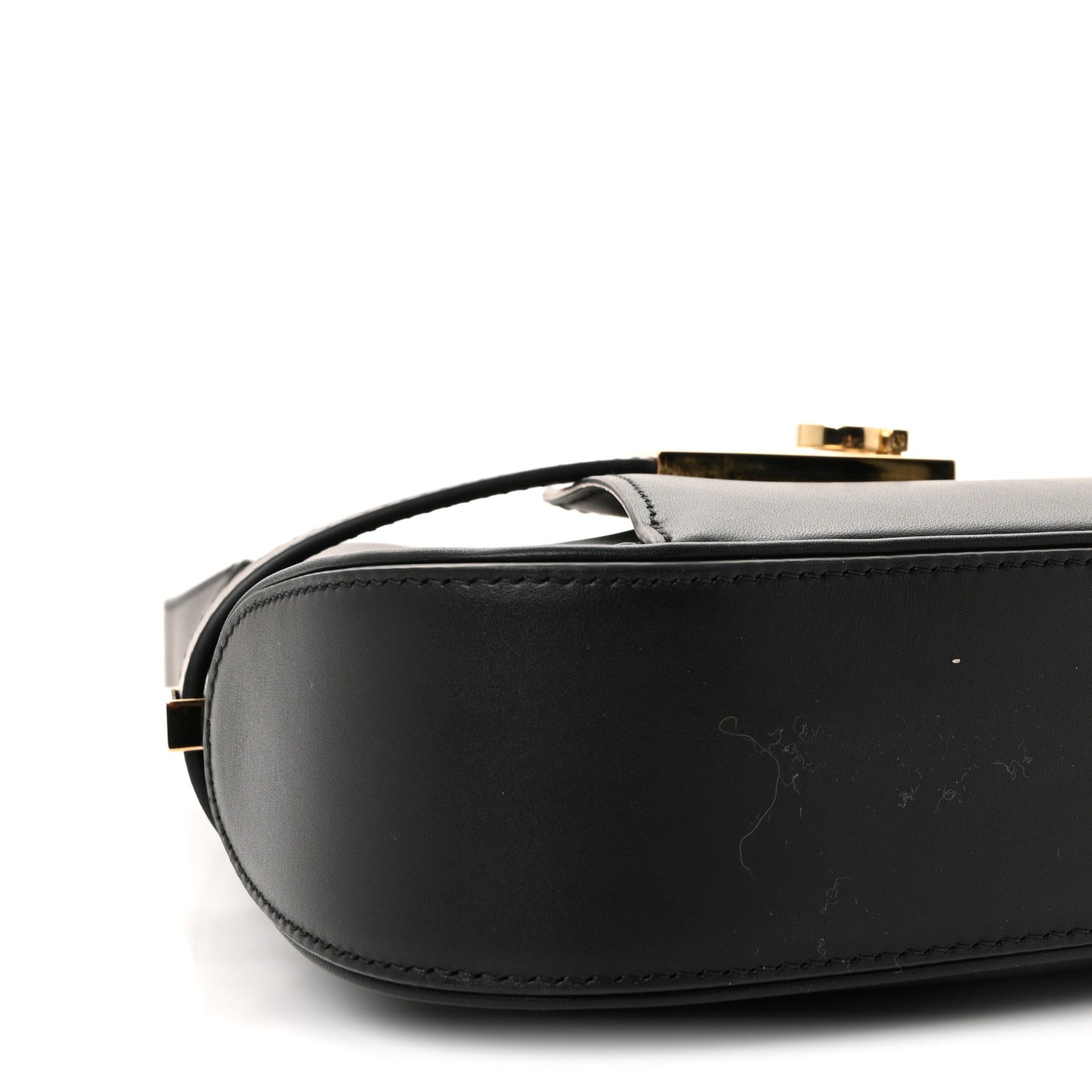 Soft Calfskin Gancini Hobo Black