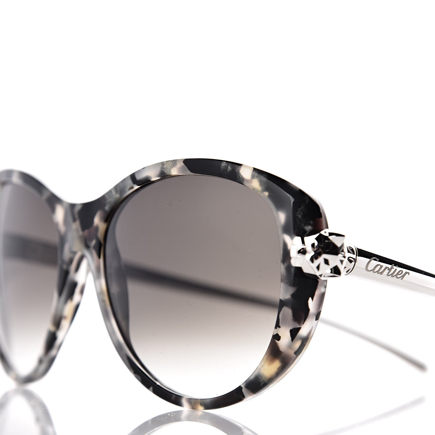Cartier Panthere Wild De Sunglasses Tortoise 7 of 8
