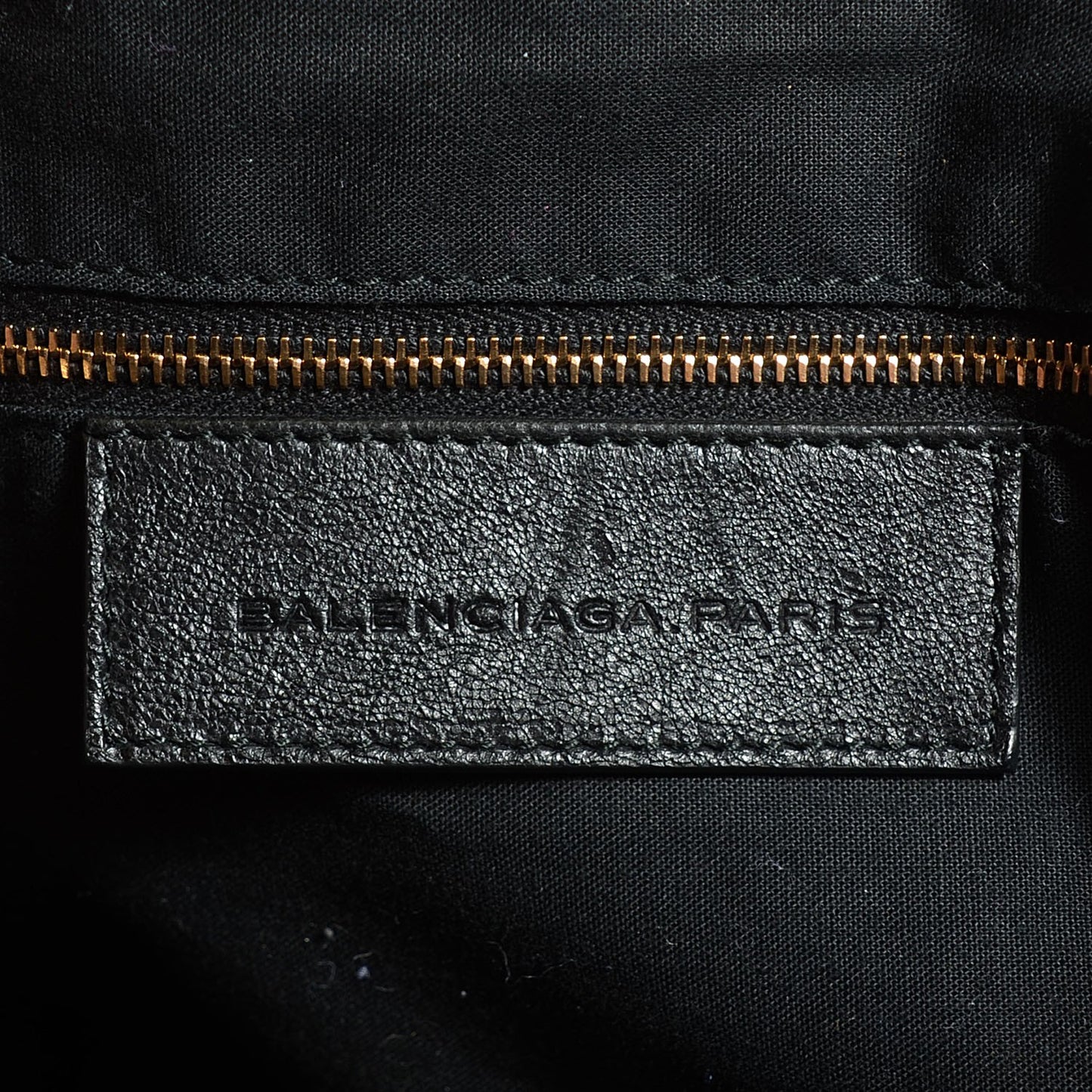 Agneau Giant 12 Rose Gold Hardware Work Black