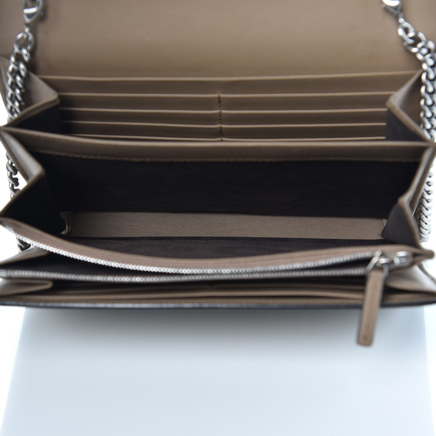 Gucci GG Supreme Monogram Mini Dionysus Chain Wallet Beige Taupe 5 of 10