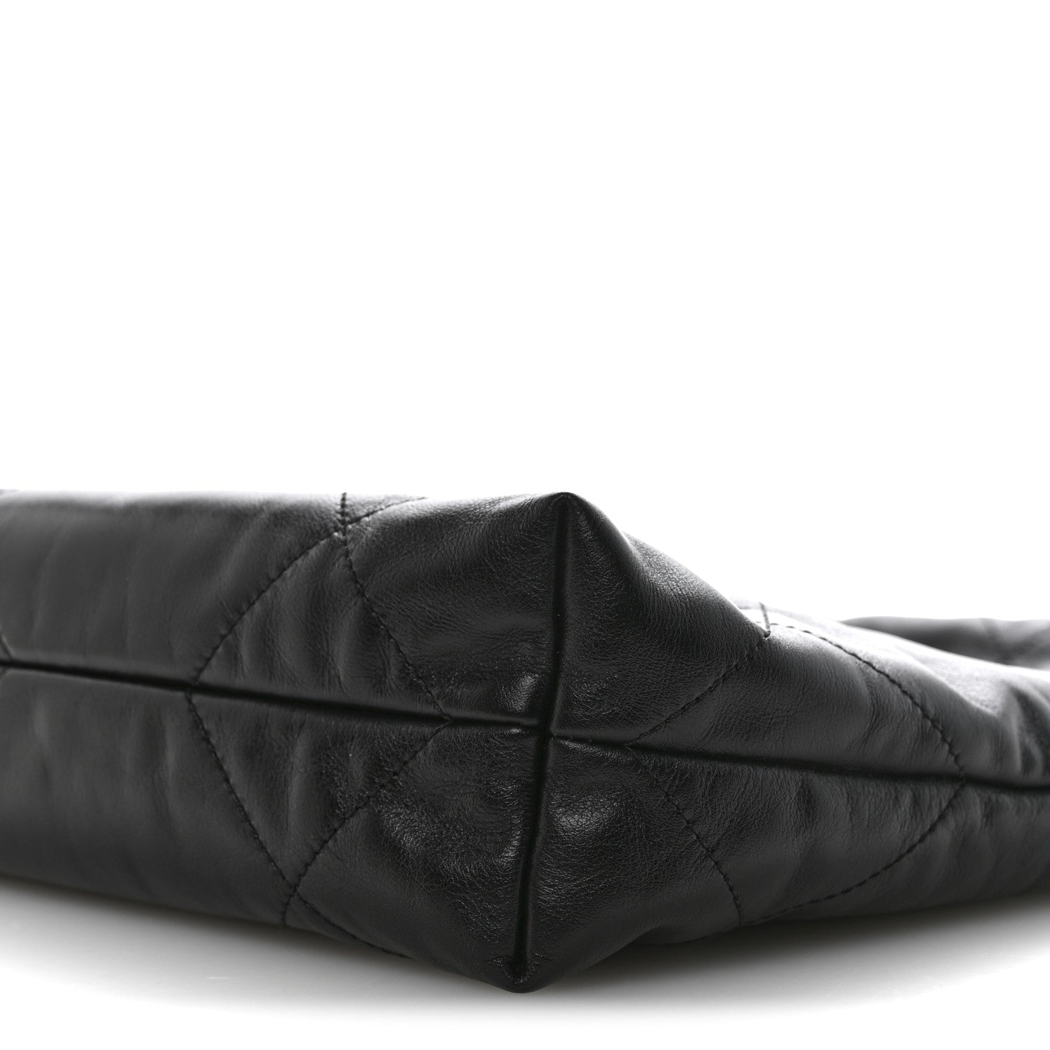 Chanel Shiny Calfskin Quilted Small Chanel 22 Black 8 of 12