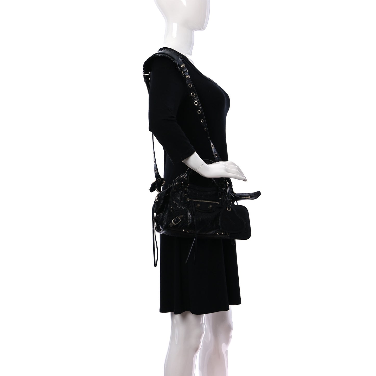 Agneau Arena Neo Cagole Handbag XS Black