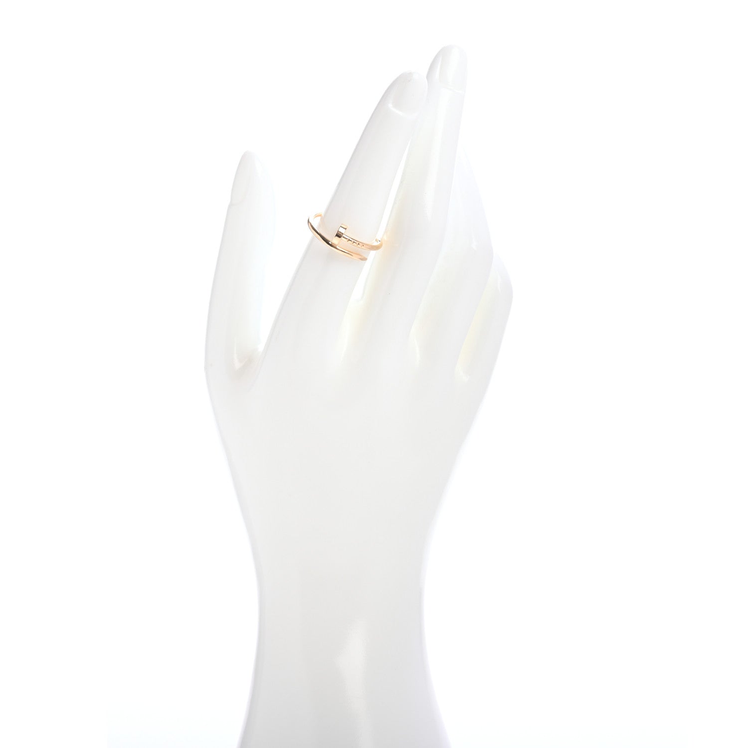 Cartier 18K Yellow Gold Small Juste Un Clou Ring 54 6.75 2 of 5