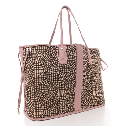 MCM Visetos Large Liz Reversible Shopper Tote Soft Pink 5 of 18