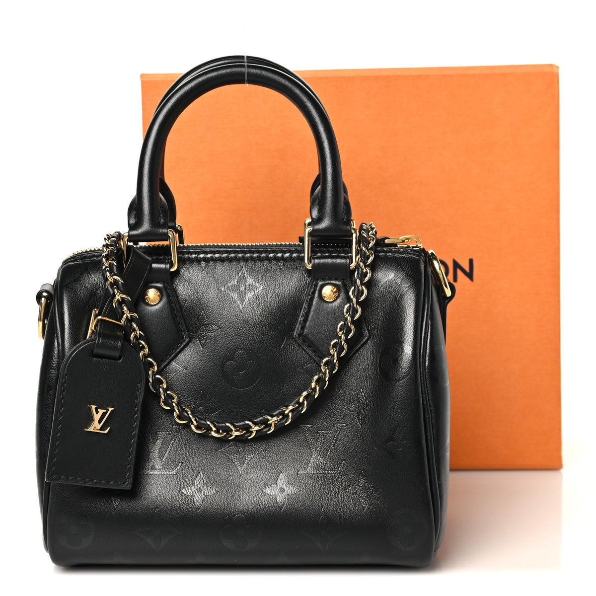 Louis Vuitton Monogram Ink Speedy BB Black 10 of 10