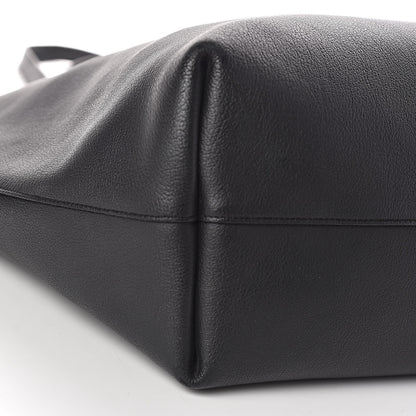 Saint Laurent Calfskin Large Shopping Tote Black 12 of 14