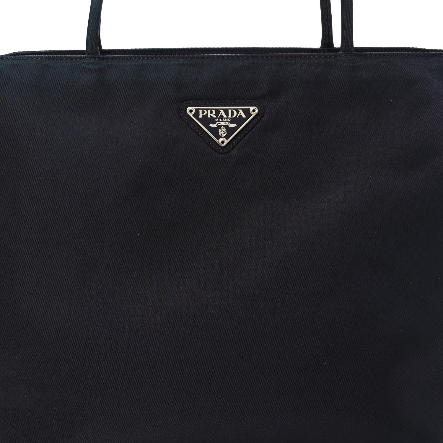 Prada Tessuto Nylon Saffiano Tote Purple 7 of 9