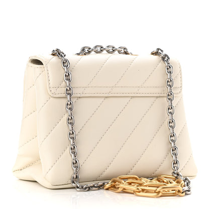 Off-White Calfskin Diagonal Quilted Jackhammer 19 Shoulder Bag White 3 of 9