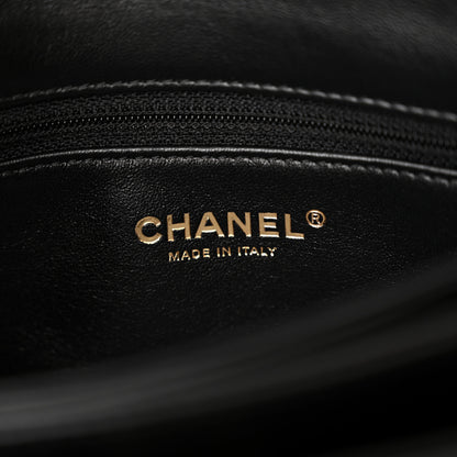 Chanel Lambskin Quilted On And On Small Chain Flap Black 6 of 11