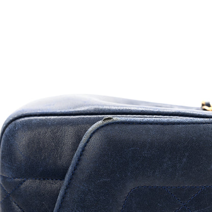Chanel Lambskin Quilted Small Single Flap Blue 11 of 11