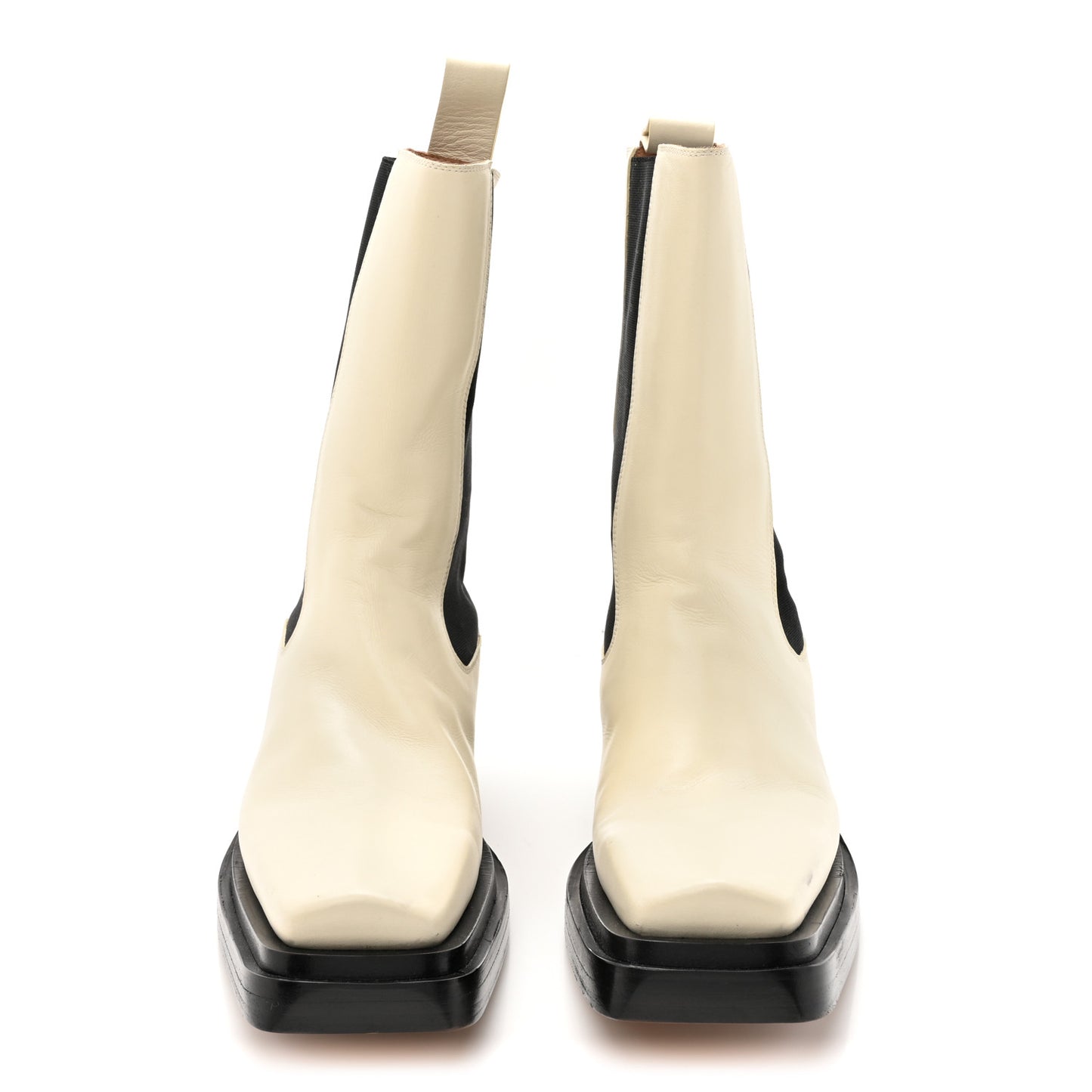 Calfskin Lean Mid-Calf Boots 41 Wax