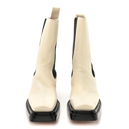 Bottega Veneta Calfskin Lean Mid-Calf Boots 41 Wax 2 of 10