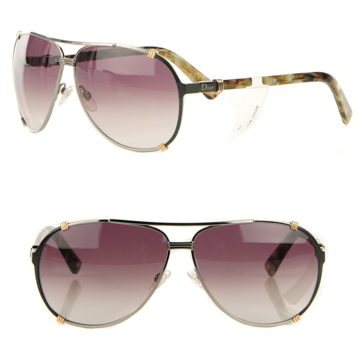 Chicago 2 Aviator Sunglasses Green
