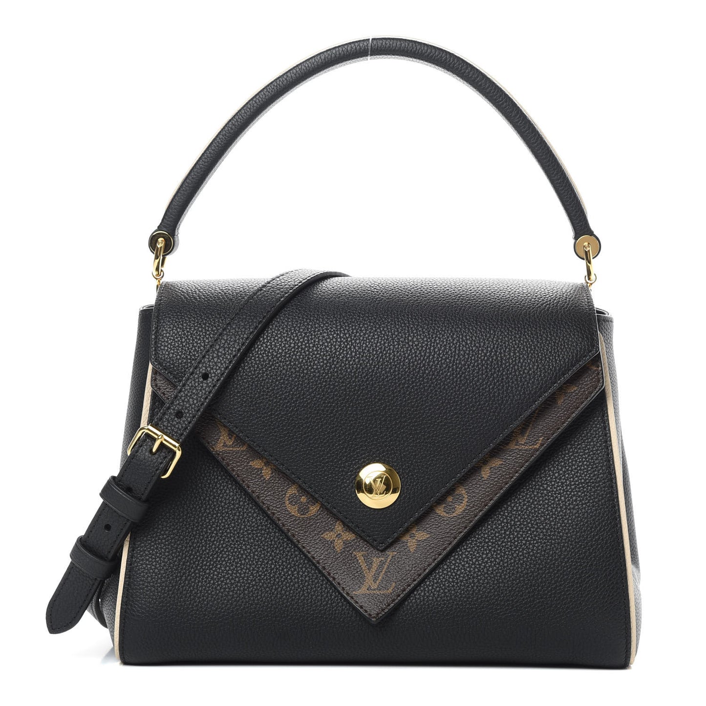 Monogram Double V Black