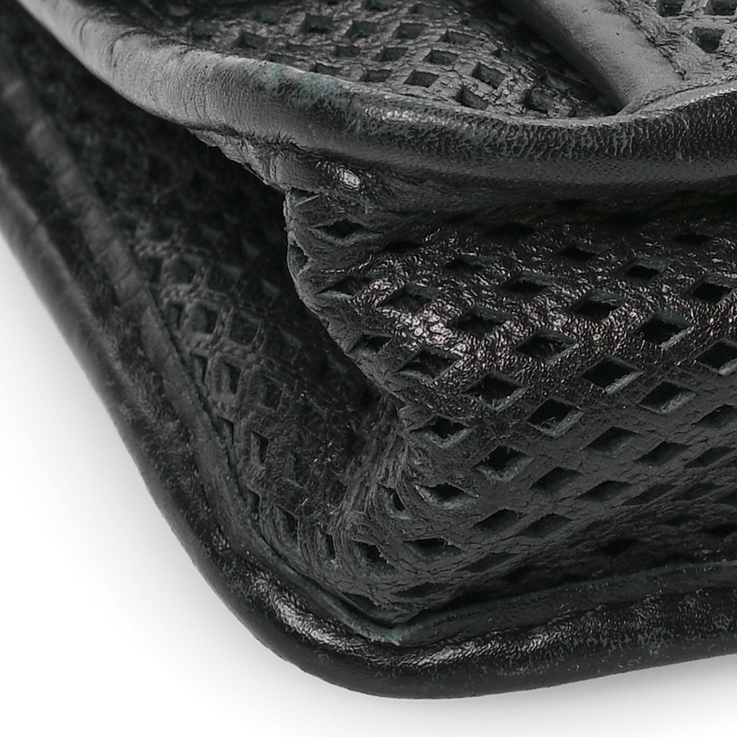 Chanel Perforated Calfskin Large Up In The Air Flap Black 9 of 11