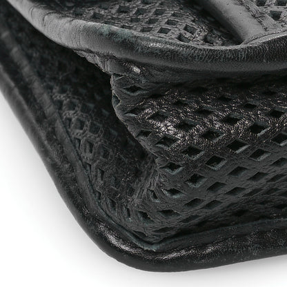 Chanel Perforated Calfskin Large Up In The Air Flap Black 9 of 11