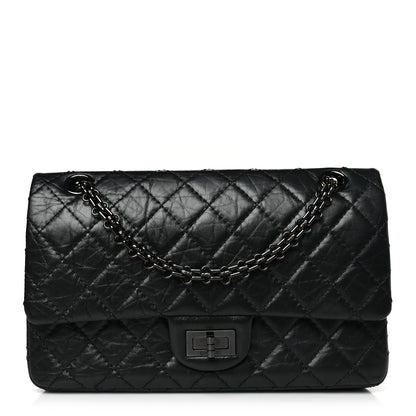 Chanel Aged Calfskin Quilted 2.55 Reissue 225 Flap So Black 1 of 9