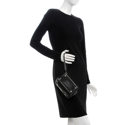 Givenchy Calfskin Pandora Wristlet Black 3 of 8
