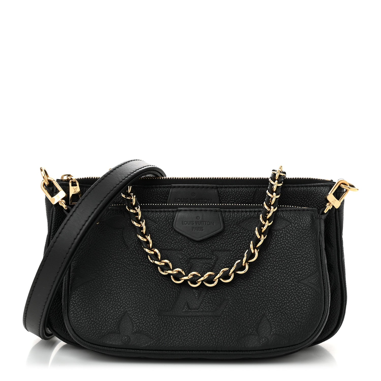 Louis Vuitton Empreinte Monogram Giant Multi Pochette Accessories Black 1 of 10