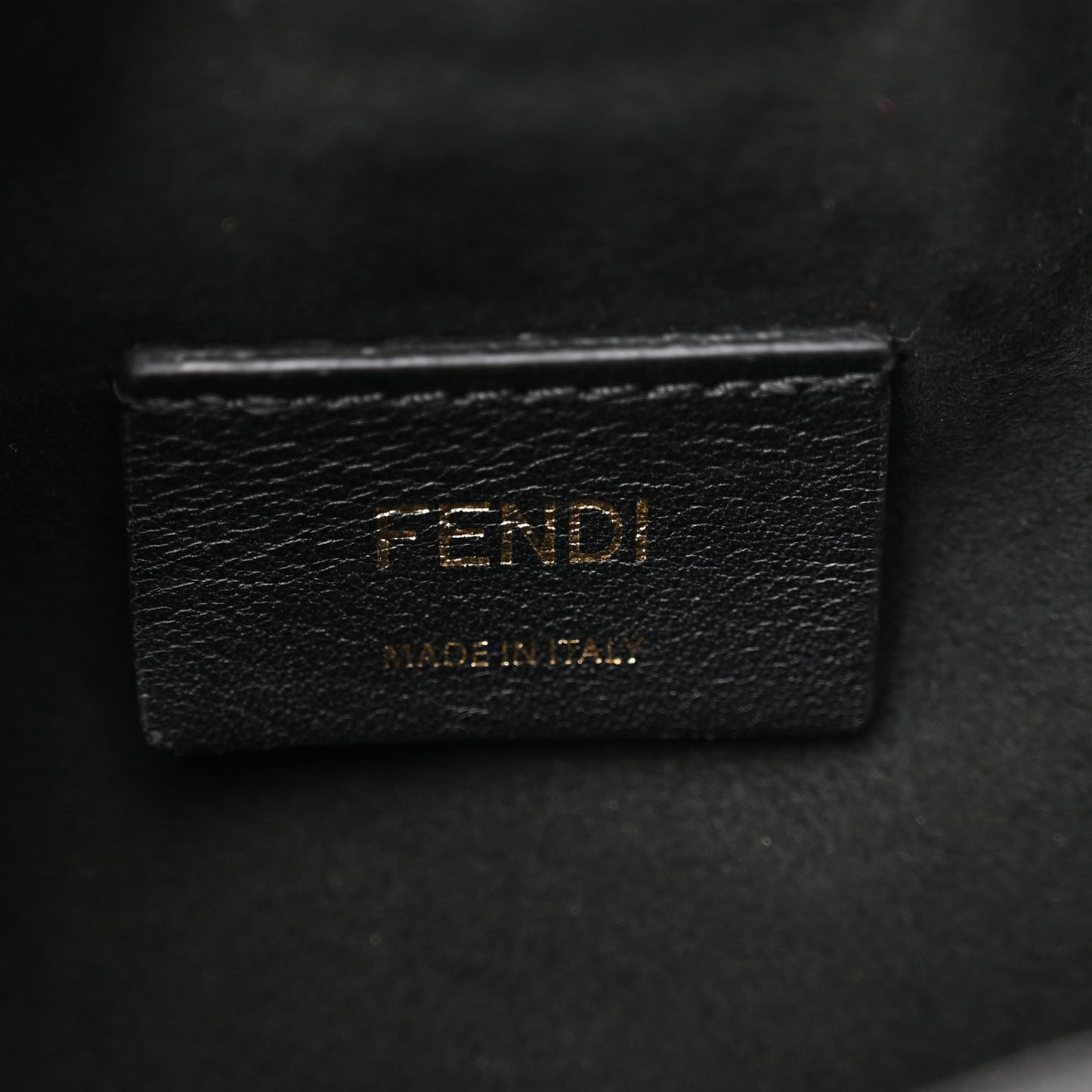 Kuban Canvas Vitello King F is Fendi FF Embroidered Mini Mon Tresor Bucket Bag Multicolor Cuoio