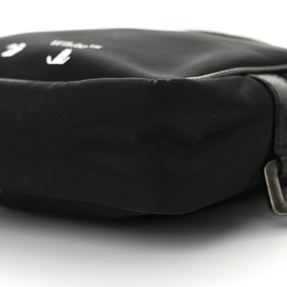 Off-White Nylon Logo Print Crossbody Bag Black 8 of 10