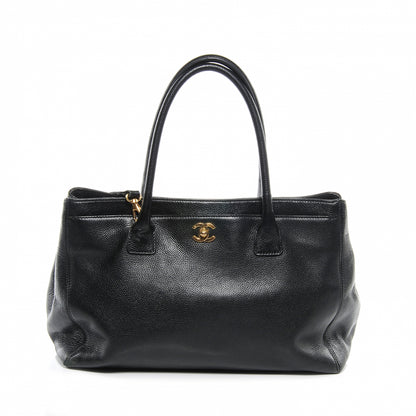 Chanel Calfskin Cerf Executive Shopper Tote Black 1 of 8