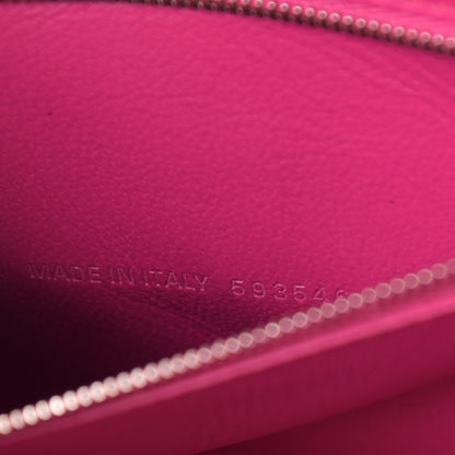 Balenciaga Shiny Box Calfskin Small Hourglass Top Handle Bag Acid Fuchsia 7 of 11