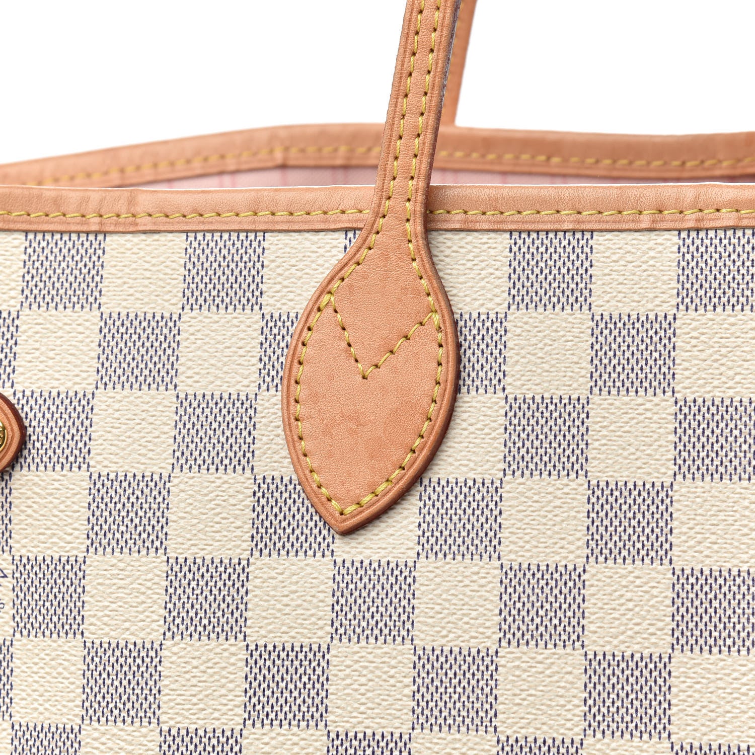 Louis Vuitton Damier Azur Neo Neverfull MM Rose Ballerine 11 of 14