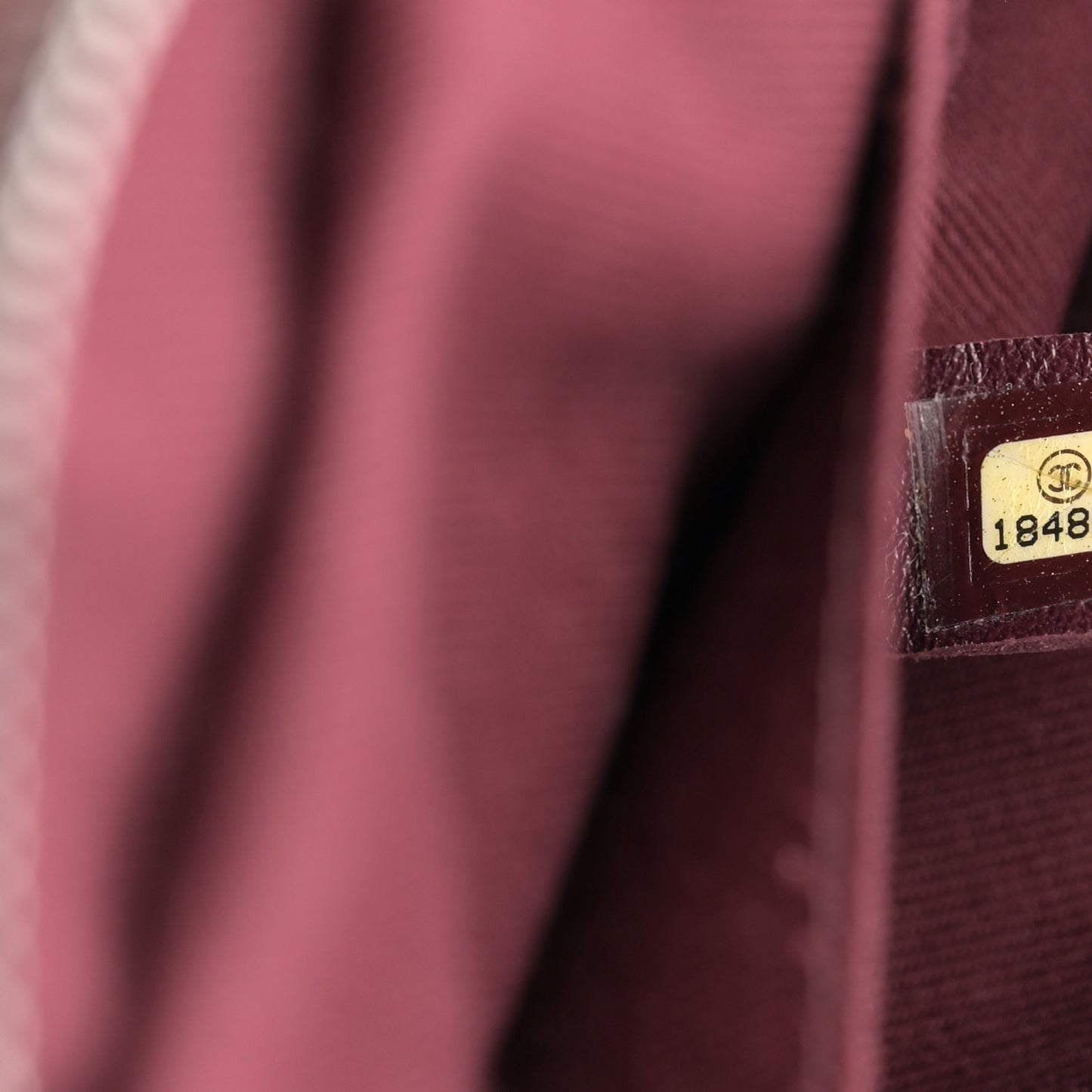 Calfskin Quilted Tote Burgundy