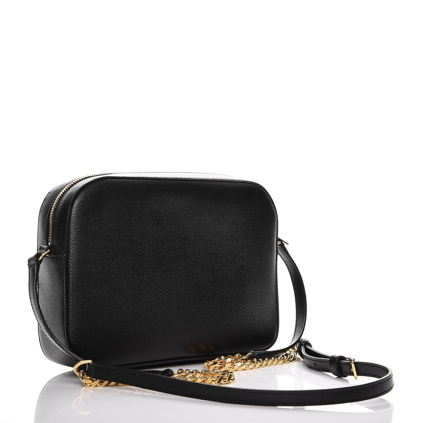 Grain De Poudre Medium Classic Monogram Camera Bag Black