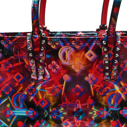 Christian Louboutin Patent Calfskin Small Discolaser Cabata Tote Multicolor 9 of 12