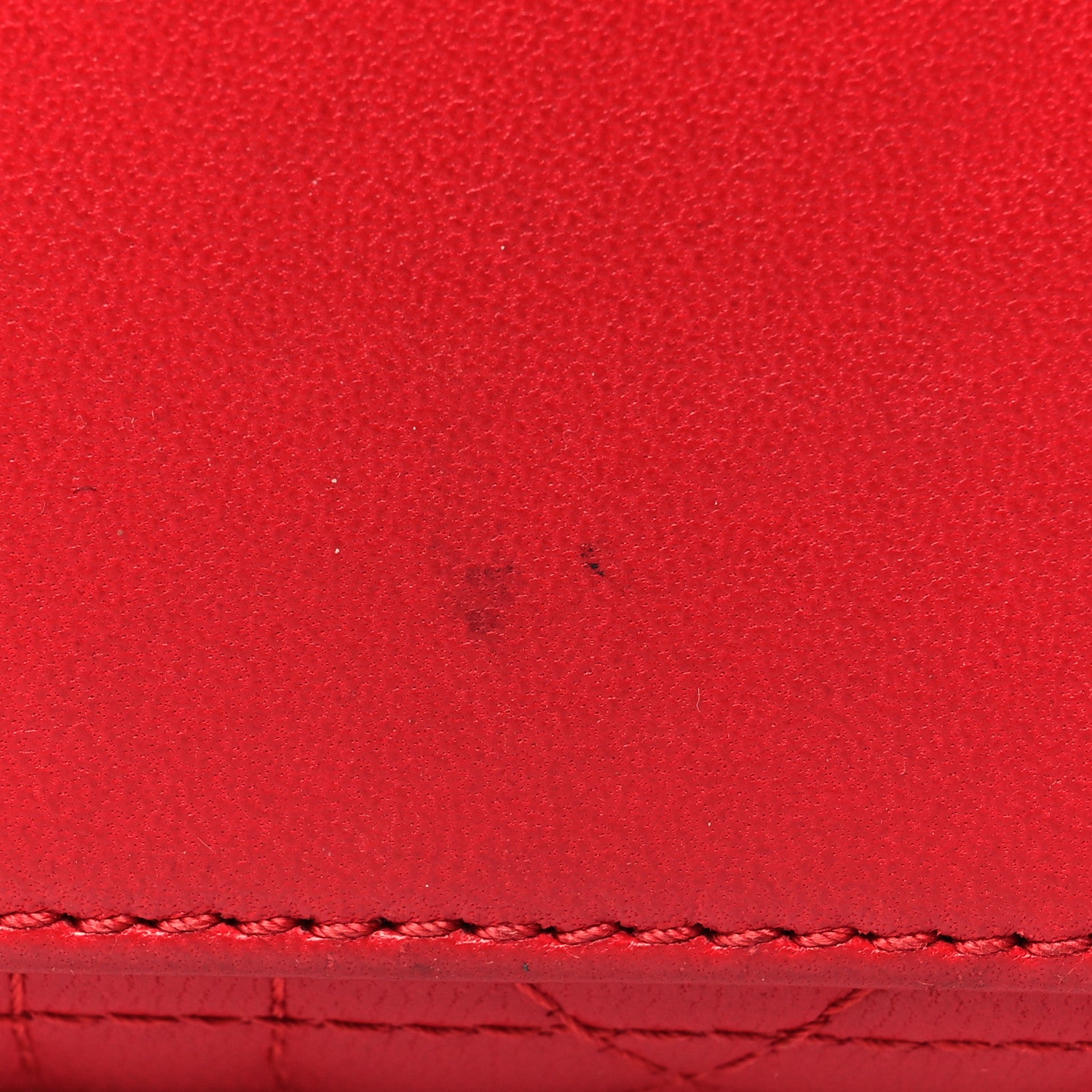 Christian Dior Lambskin Cannage Small Lucky Badges My Lady Dior Red 13 of 16